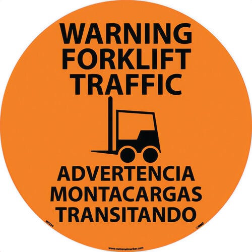 National Marker FS34 Floor Sign, Double Side, Caution