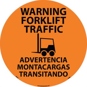 National Marker FS34 Floor Sign, Double Side, Caution