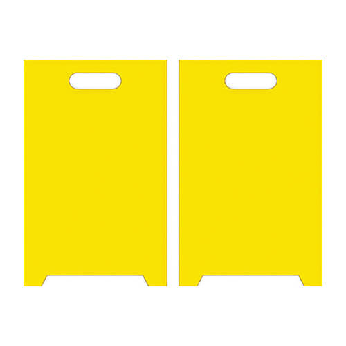 NATIONAL MARKER FLOOR SIGN, DBL SIDE, BLANK, (FSBY)