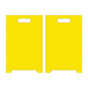 NATIONAL MARKER FLOOR SIGN, DBL SIDE, BLANK, (FSBY)