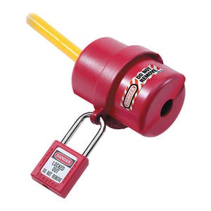 National Marker LP488 Plug Lockout, Rotating, 3 in