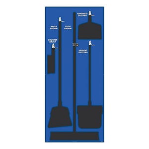 National Marker SB101ACP Clean And Brush Shadow Board