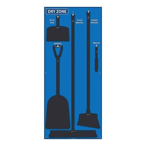 National Marker SB132ACP Dry Zone Shadow Board, Board