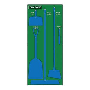 National Marker SB135ACP Dry Zone Shadow Board, Board