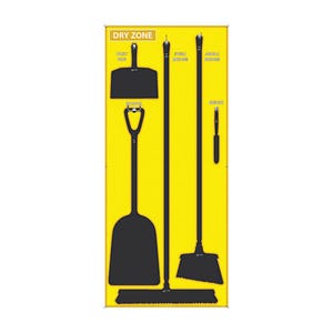 National Marker SB140ACP Dry Zone Shadow Board, Board