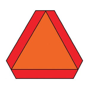 National Marker SMV4 Slow Moving Vehicle Emblem