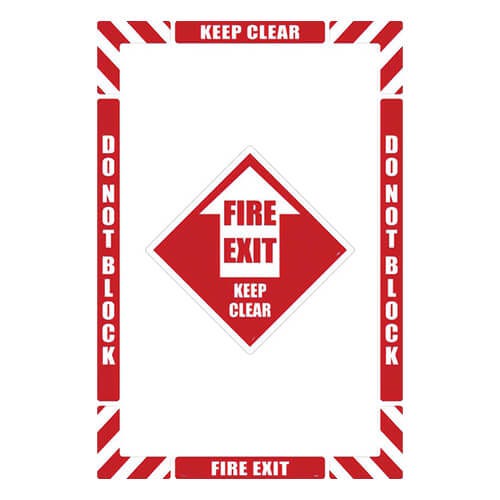 National Marker WFK08 Walk-On Floor Marking Kit