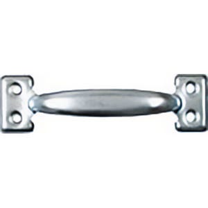 National Hardware® N116-855 Door Pulls with 4 Holes, Zinc Plated Steel, 5 in, for use on Metal or Wood Doors
