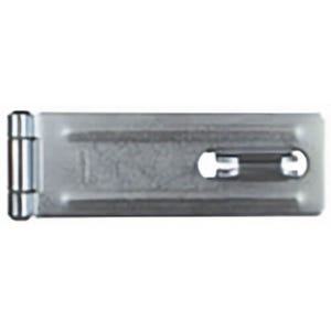 National Hardware® N102-384 Safety Hasp, Fixed Staple, Zinc Plated Steel, BHMA A138.18 Certified, 4-1/2 in