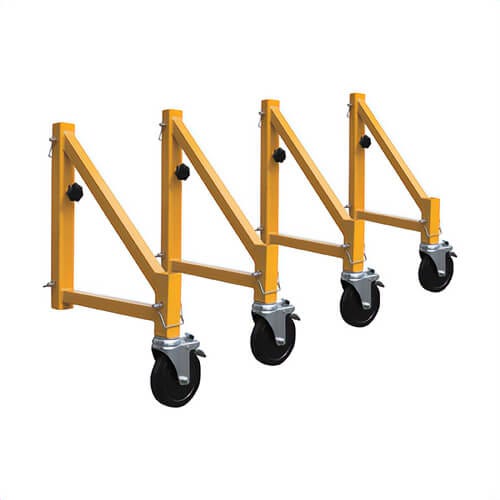 Northern Metaltech 405932 Multi-Purpose Outrigger Scaffold, 6 ft L x 2 in W x 20 in H, Steel