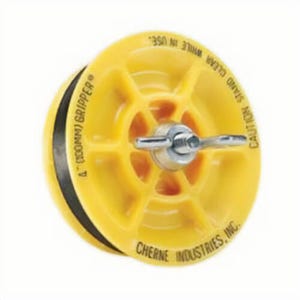 Oatey® 270245 Gripper® Mechanical Pipe Plug, 4 in Pipe, 17 psi, ABS