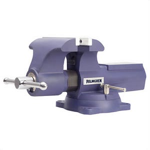 Palmgren® 9629758 Heavy Duty Bench Vise, 21 in L x 10 in H, 9 in Jaw Opening, Ductile Iron