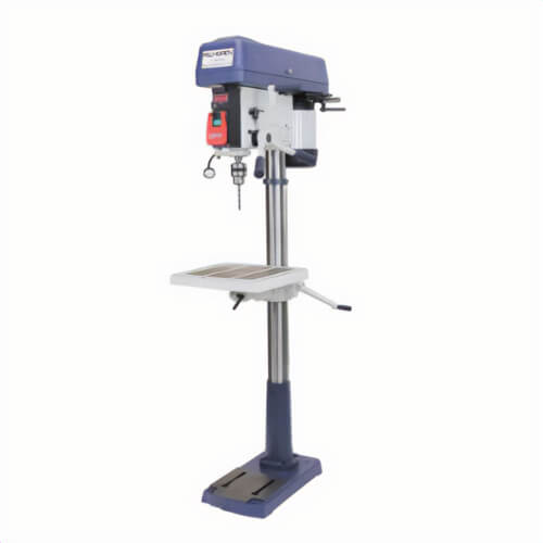 Palmgren® 9680177 Floor Step Pulley Heavy Duty Drill Press, 1 hp, 120/240 VAC, 17 in Swing, 14-3/8 x 14-3/8 in Table