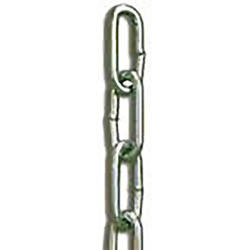 Perfection Chain CS2/0BZC0100 Straight Link Coil Chain, Zinc Plated, 2/0