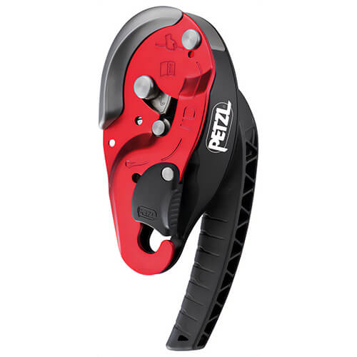 Petzl® D020BA00 I’D® L Descender/Belay Device, ANSI & NFPA, Large (12.5 - 13 mm), Red
