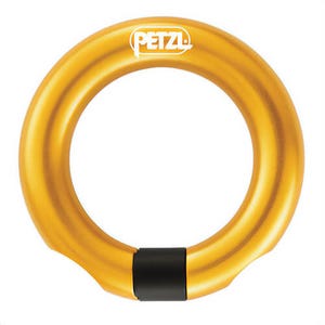 Petzl® P28 RING OPEN Multi-Directional Gated Ring for Semi-Permanent Connection of Equipment