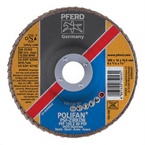 Pferd 17009 American Pattern Key File Set with 16075 Quick Mounting Handle, 6 pc, 4 in Length of Cut, Second Cut