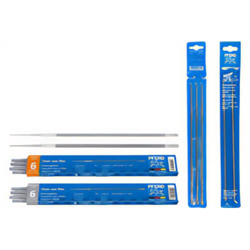 Pferd 17133 Round Chain Saw File, 13/64 in dia, 8 in L, Classic Cut, Coarseness of Cut: American Pattern/Coarse