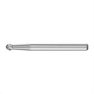 Pferd 23242 Universal Line Premium Grade Carbide Burr, Ball (Shape SD) Head, 1/8 in dia Head, 3/32 in L of Cut, 1-1/2 in OAL, Double Cut Cut