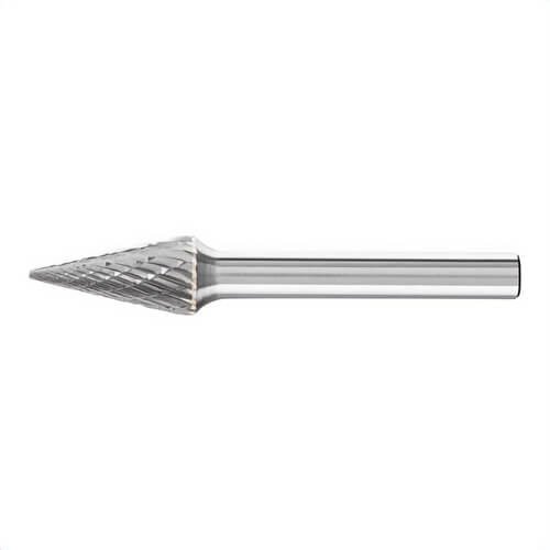 Pferd 25232 Universal Line Premium Grade Boring Head Arbor, Pointed End, Cone - Pointed (Shape SM) Head, 3/8 in dia Head