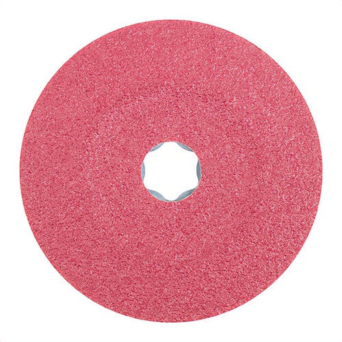 Pferd Combiclick® 40699 Coated Abrasive Disc, 4-1/2 in dia, 50 Grit, Ceramic Oxide Abrasive