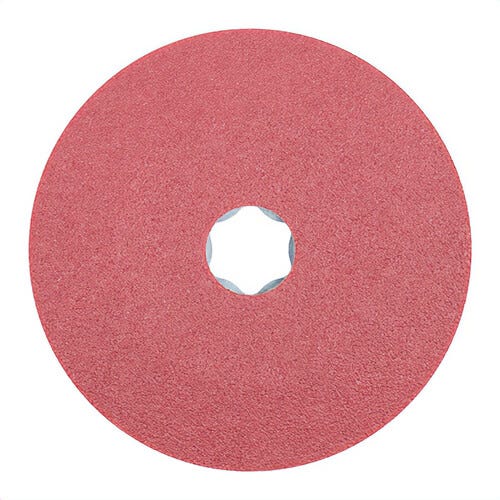 Pferd Combiclick® 40701 Coated Abrasive Disc, 4-1/2 in dia, 80 Grit, Ceramic Oxide Abrasive