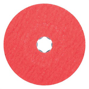 Pferd Combiclick® 40726 Coated Abrasive Disc, 4-1/2 in dia, 36 Grit, Top-Sized Ceramic Oxide Abrasive