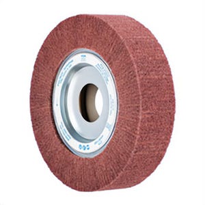 Pferd Polinox® 43139 Unmounted Non-Woven Flap Wheel, 8 in dia, 2 in W Face, 280 Grit, Fine Grade, Aluminum Oxide Abrasive