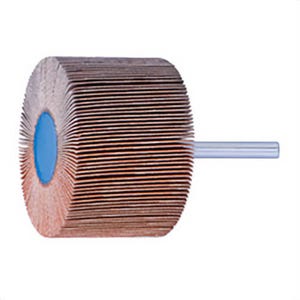 Pferd CO-COOL 45280 Mount Coated Flap Wheel, 1 in dia Wheel, 1 in W Face, 1/4 in dia Shank, 60 Grit, Coarse Grade, Ceramic Oxide Abrasive