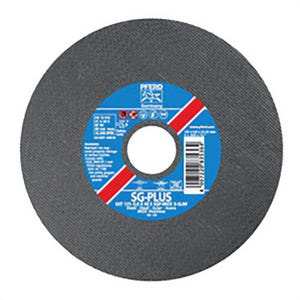 Pferd 69818 Special Line SG-PLUS Flat Cut-Off Wheel, 5 in dia x 0.03 in Thick, 7/8 in Center Hole, 60 Grit, Aluminum Oxide Abrasive