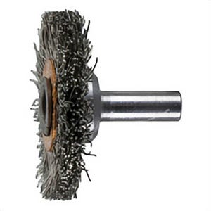 Pferd 82906 Wheel Brush, 1-1/2 in dia Brush, 1/4 in W Face