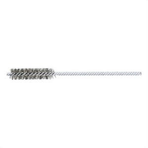 Pferd SpyraKleenâ„¢ 83441 IBU Power Tube Brush, 1/2 in dia x 2 in L, 6 in OAL, 0.006 in dia Filament/Wire, Stainless Steel Fill