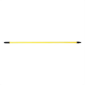 Pferd 89915 Standard Broom Threaded Handle with Plastic Tip, 15/16 in dia x 5 ft L, Aluminum/Fiberglass