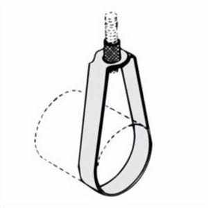 PHD 151 0250EG Swivel Ring Hanger, 2-1/2 in Pipe, 600 lb, 1/2 in Rod, Carbon Steel, Electro-Galvanized, Domestic