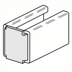 PHD S4406 EG Type A End Cap, for use with Fig 1300 Strut, Carbon Steel, Electro-Galvanized