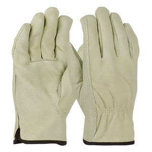 PIP® 994KF/XL Unisex General Purpose Gloves, Leather Palm/Work, Gunn Cut/Keystone Thumb Style, Extra-Large