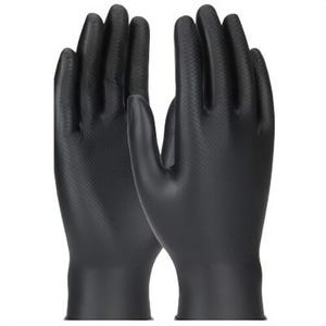 PIP® 67-246 Ambi-Dex® Grippaz® Chemical Resistant Glove, Powder Free, Puncture Resistant, 9-1/2 in Length, Black