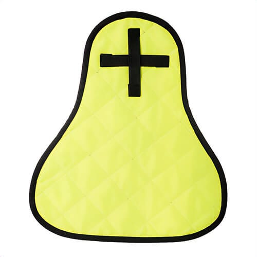 Portwest CV03YBL Cooling Crown® with Neck Shade, Lightweight, Hook and Loop Fastening, Cooling up to 8 hr, One Size, Yellow/Blue