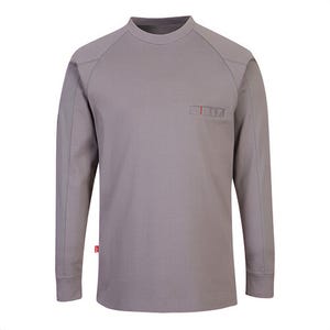 Portwest FR33NARXXXL Bizflame® Knit Antistatic, Flame Resistant Crew Neck, Navy, 3XL