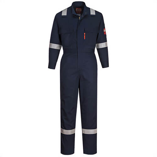 Portwest FR504NARXL Bizflame® 88/12 Women's Flame Resistant Coverall, Navy, XL