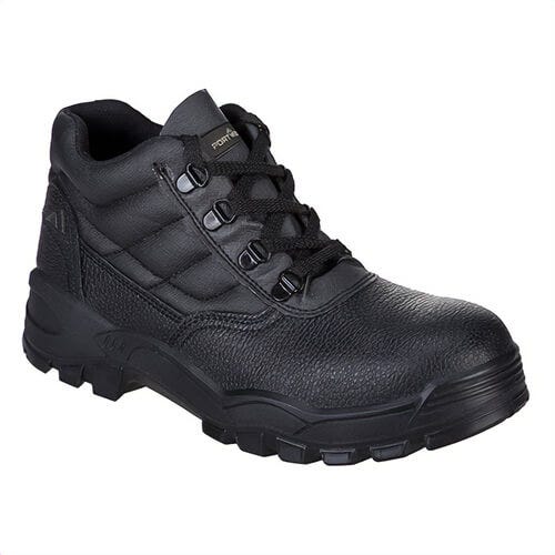 Portwest FW10BKR52 Steelite Protector Boot, Steel Toecap, Puncture Resistant Midsole, Oil Resistant Outsole, Black, Size 18