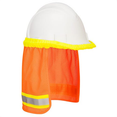 Portwest HA16YER Hi-Viz Neck Shade, 100% Polyester Mesh, Reflective Tape, One Size, Yellow