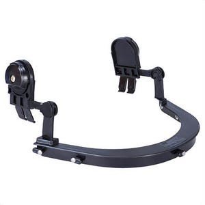 Portwest PS58BKR Hard Hat Visor Holder, Clip-On, Universal Slot Adapter, One Size, Black