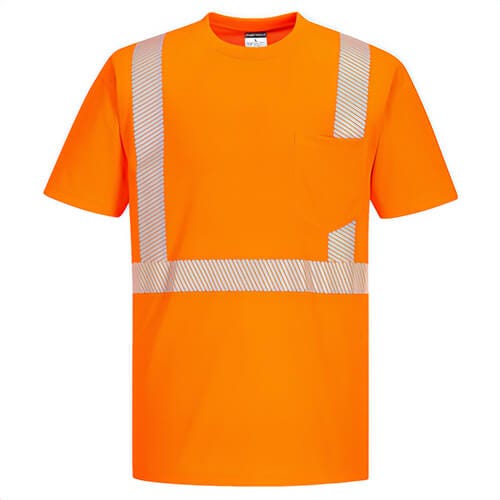 Portwest S194YERXXXL Hi-Viz Segmented Tape T-Shirt Short Sleeve, Yellow, 3XL