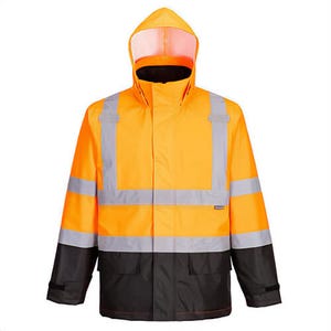 Portwest S362YBRXXXL Hi-Viz 3-in-1 Contrast Traffic Jacket, Yellow/Black, 3XL