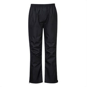 Portwest S556BKRXXXL Vanquish Rain Pants, Abrasion Resistant, 2 Side Zipper Pockets, Side Zipper Legs, Taped Seams, Black, 3XL