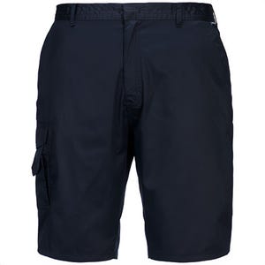 Portwest S790NARXXXL Combat Shorts, 6 Pockets, Reinforced Seams, 40+ UPF Rated Fabric, Navy, 3XL