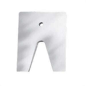 Power Team® 1888 V-Throat Press Plate, for use with SPA10 10 ton Shop Press, 10 in L x 9-1/4 in W x 3/4 in THK