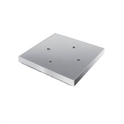 Power Team® 208406 Flat Base, for use with RA556, RA556L and RA5510 55 ton Cylinder, Aluminum, 7 in L x 3/4 in W x 7 in H