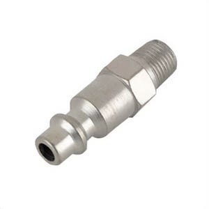 Power Team® 250353 Pneumatic Quick Coupler, 1/4 in Male Industrial Interchange x 1/8 in MNPT